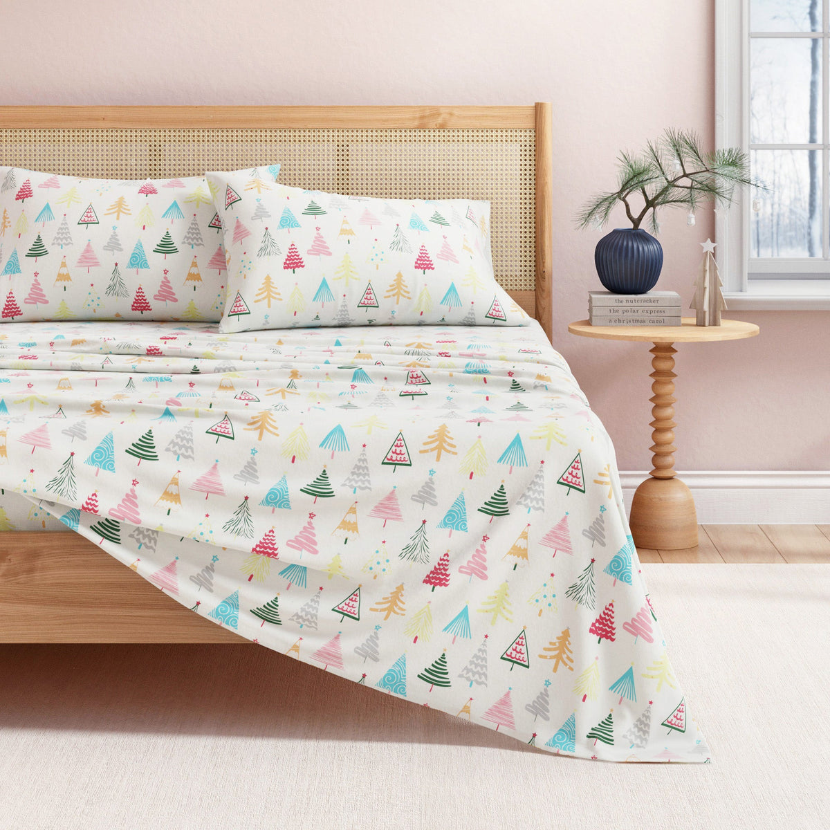 Whittaker Turkish Cotton Christmas Flannel Sheet Set