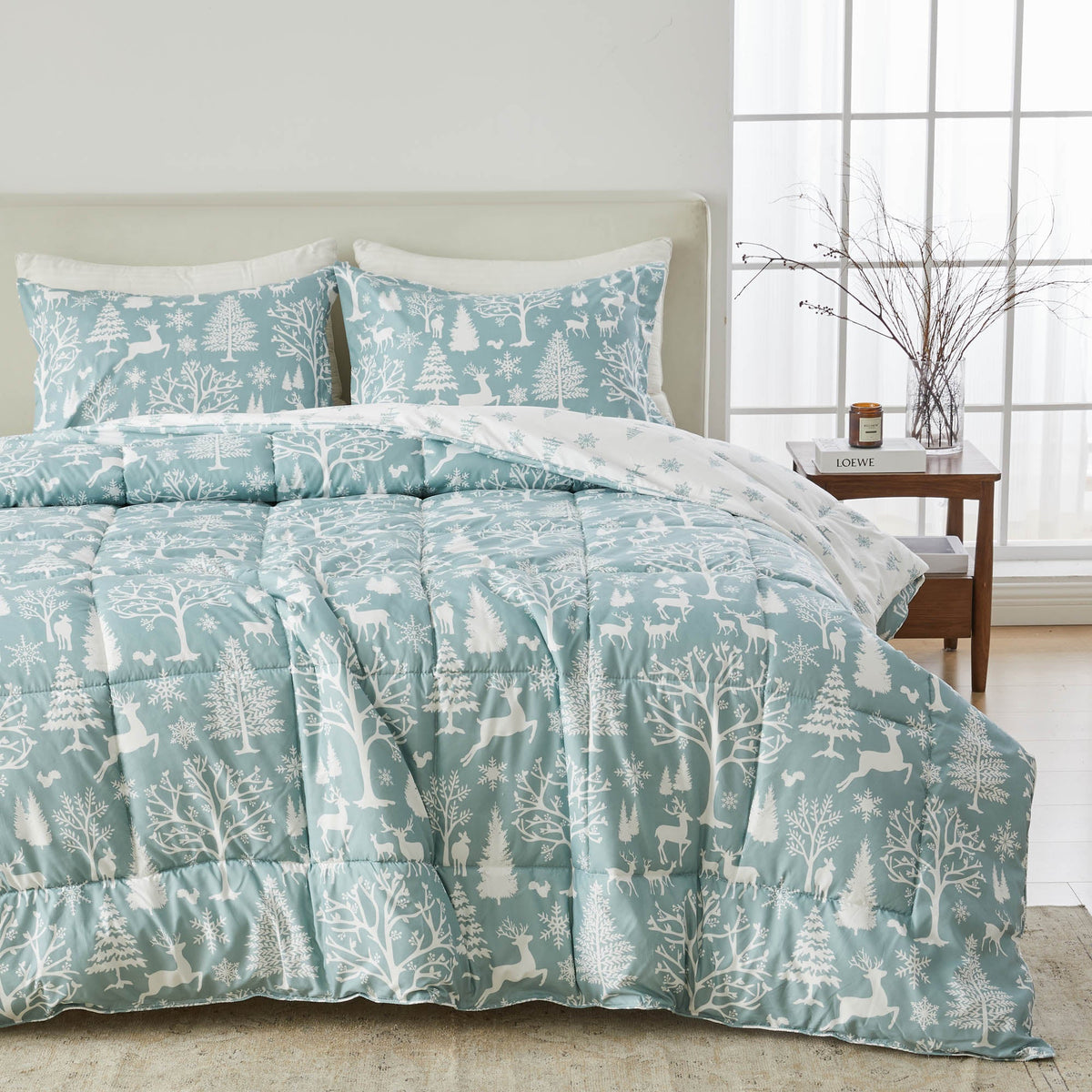 Odette Reversible Comforter + Sham Set