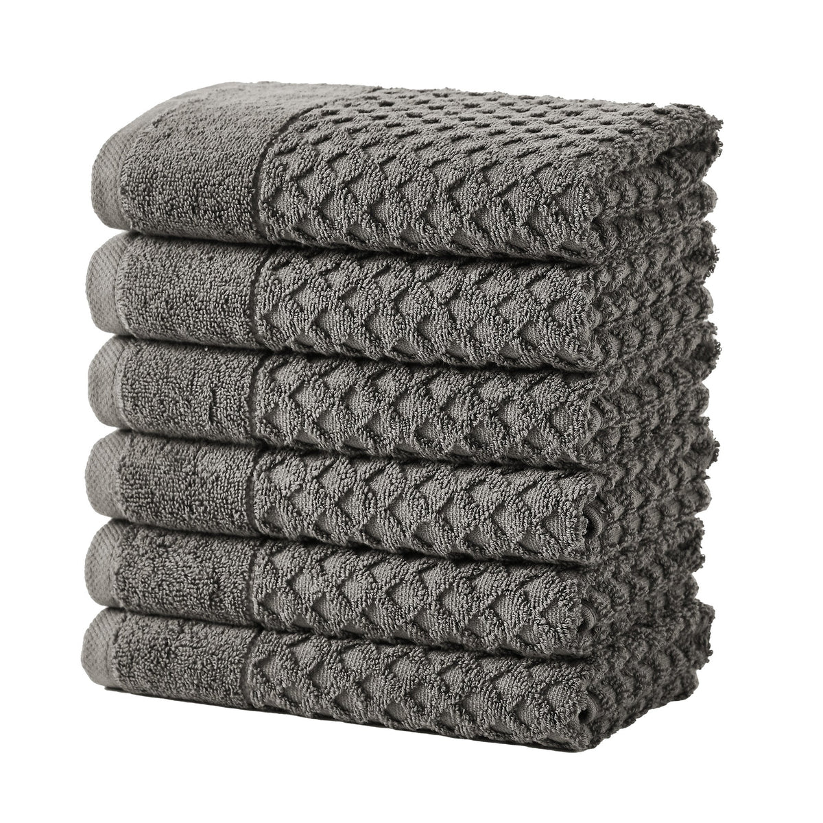 Grayson Cotton Diamond Waffle Towel Collection
