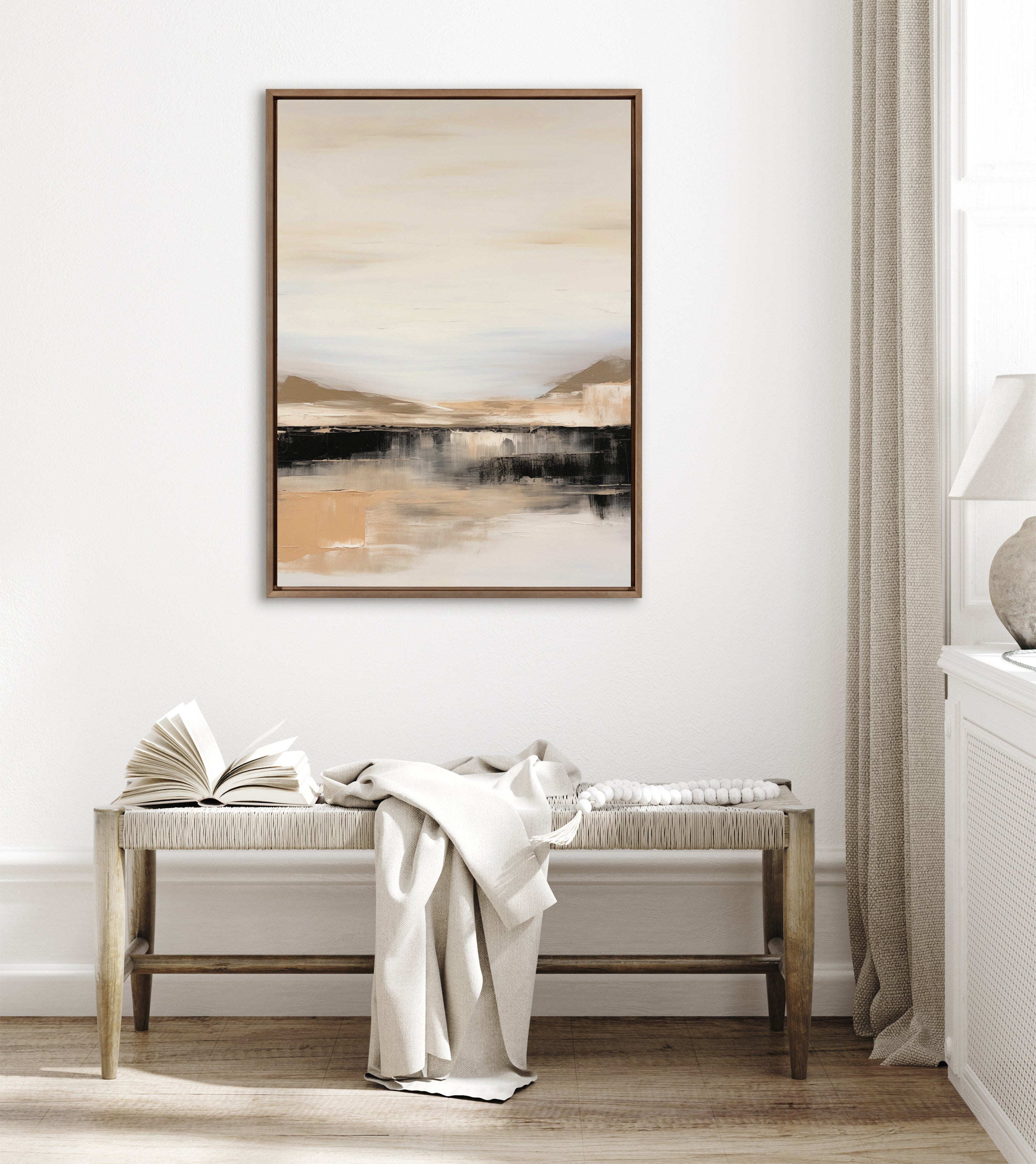 Sylvie Peaceful Landscape II Framed Canvas by Amy Lighthall
