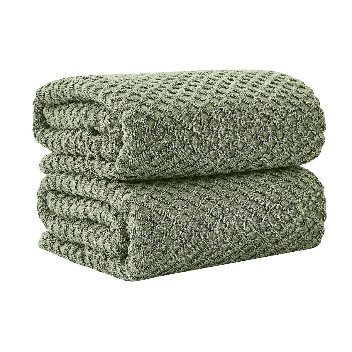 Grayson Cotton Diamond Waffle Towel Collection